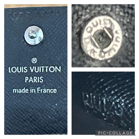 Authentic Large Louis Vuitton Damier Graphite Porte Cles Voiture Key Case❤️ - Picture 10 of 16